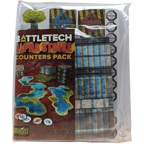 حزمة BattleTech Counters Pack Alpha Strike - ملحقات ألعاب الحرب المصغرة للاعبين فما فوق، للأعمار من 14 عامًا فما فوق، 1.5 ساعة + وقت اللعب - مجموعة أساسية من Catalyst Game Labs
