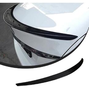 Rear Trunk Spoiler Wing Lip Compatible with 2014-2020 S Class (S450 S550 S560 S63) & W222 Sedan 4-Door Models T Style Rear T Spoiler Wing, Carbon Fiber