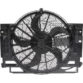 Dorman 621-213 A/C Condenser Fan Assembly Compatible with Select BMW Models, Black