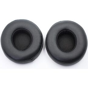Replacement Ear Pads Compatible with Beats by Dre Solo3/Solo2 Wired/Wireless A1796/B0534 Headphones Ear Pads (Black)