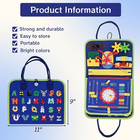 3 ثعالب مشغولة، لعبة حورية البحر مونتيسوري للأطفال الصغار لوحة حسية أنشطة تعليمية لتعلم المهارات الحركية الدقيقة هدايا للأولاد والبنات in Kuwait