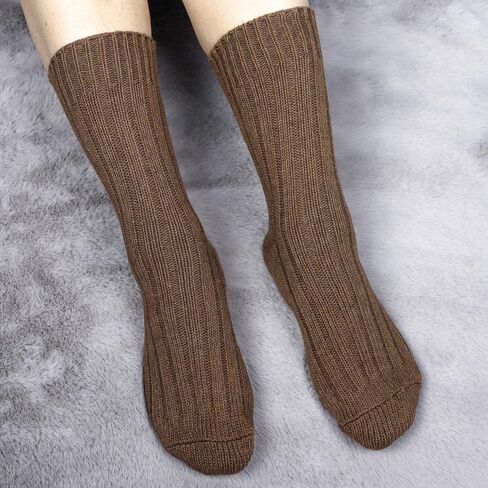 5 Pairs Alpaca Socks Women Wool Socks for Women Thermal Socks Winter Socks Warm Socks Cozy Socks Thick Socks Women Socket Set Boot Socks Birthday Gifts for Women in Saudi Arabia