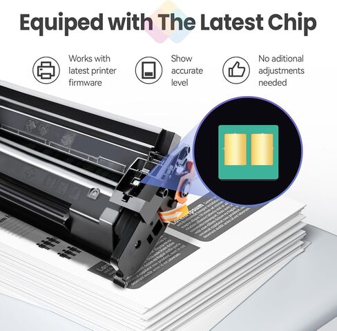 148A (مع رقاقة) خرطوشة حبر سوداء بديلة لخراطيش حبر HP 148A 148X W1480A W1480X لطابعة HP 4001dw 4001dn 4001n 4101fdw 4101dw 4101fdn (عبوتان) in Kuwait