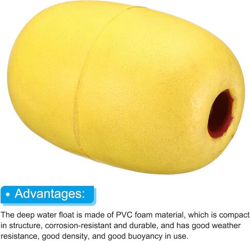 PATIKIL Rope Float Buoy, Deep Water Floats Rope Float Buoy Great for Trail Markers Dock Floats Kayak Boats in Saudi Arabia