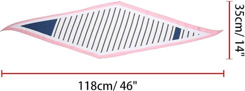 Allegra K Ladies Silky Rhombus Neckerchief Stripe Print Neck Scarf for Shirts Headband Handbag Wraps Bandana in Saudi Arabia