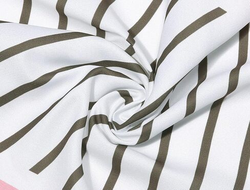 Allegra K Ladies Silky Rhombus Neckerchief Stripe Print Neck Scarf for Shirts Headband Handbag Wraps Bandana in Saudi Arabia