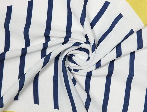 Allegra K Ladies Silky Rhombus Neckerchief Stripe Print Neck Scarf for Shirts Headband Handbag Wraps Bandana in Saudi Arabia