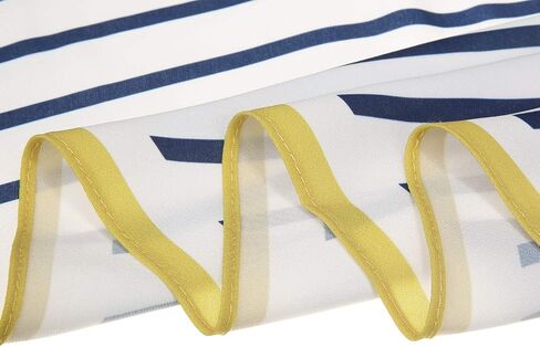 Allegra K Ladies Silky Rhombus Neckerchief Stripe Print Neck Scarf for Shirts Headband Handbag Wraps Bandana in Saudi Arabia