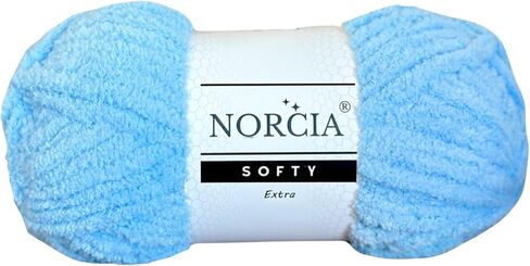 Soft Yarn - Fluffy, Plush, 100g (76 Yds) for Crocheting & Knitting, Ideal for Amigurumi & Baby Blankets in Kuwait