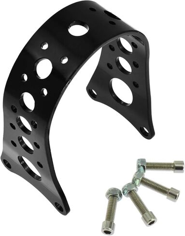 HDBUBALUS Front Fork Brace Tracker Narrow Fit for Harley Sportster Dyna XL FXD FXR 1988-2017 Gloss Black in Saudi Arabia