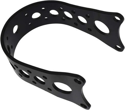 HDBUBALUS Front Fork Brace Tracker Narrow Fit for Harley Sportster Dyna XL FXD FXR 1988-2017 Gloss Black in Saudi Arabia