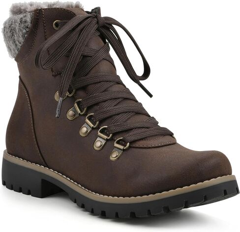 CLIFFS BY WHITE MOUNTAIN Women's Shoes Prized Lugged Lace-Up Ankle Bootie in Saudi Arabia