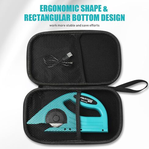 Cordless Electric Scissor Shears, Electric Rotary Cutter with Safety Lock, Carrying Bag, Lightweight Ergonomic Sharp Electric Scissor for Cardboard, Carpet, Leather, PVC (MAX 1.2mm), Fabric (MAX 6mm) in Kuwait