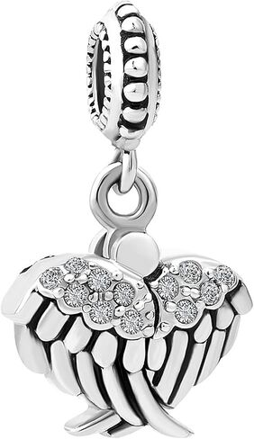 Angel Wing Openable Hope Star Charm Compatible with Pandora Charms Bracelets in Saudi Arabia