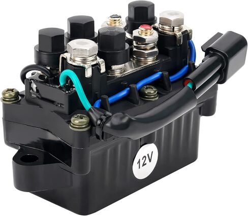 Relay Assy 63P-81950-00-00 محرك خارجي ذو 4 أشواط متوافق مع محرك Yamaha 4 السكتة الدماغية F150 و250 40HP 50HP 60HP 75HP 90HP استبدال 63P819500000 TRM6003 (2 دبابيس) in Saudi Arabia