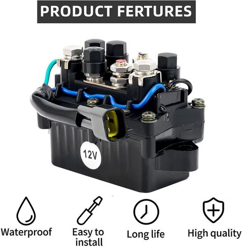 Relay Assy 63P-81950-00-00 محرك خارجي ذو 4 أشواط متوافق مع محرك Yamaha 4 السكتة الدماغية F150 و250 40HP 50HP 60HP 75HP 90HP استبدال 63P819500000 TRM6003 (2 دبابيس) in Saudi Arabia
