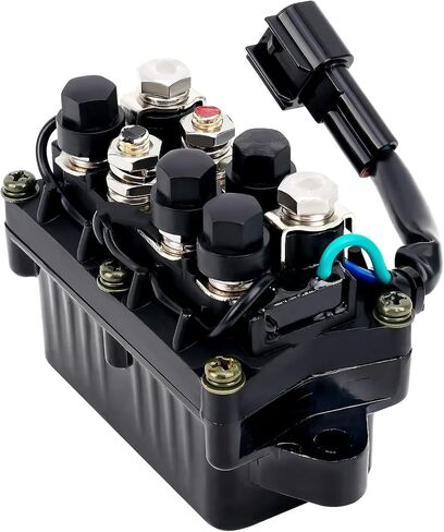 Relay Assy 63P-81950-00-00 محرك خارجي ذو 4 أشواط متوافق مع محرك Yamaha 4 السكتة الدماغية F150 و250 40HP 50HP 60HP 75HP 90HP استبدال 63P819500000 TRM6003 (2 دبابيس) in Saudi Arabia