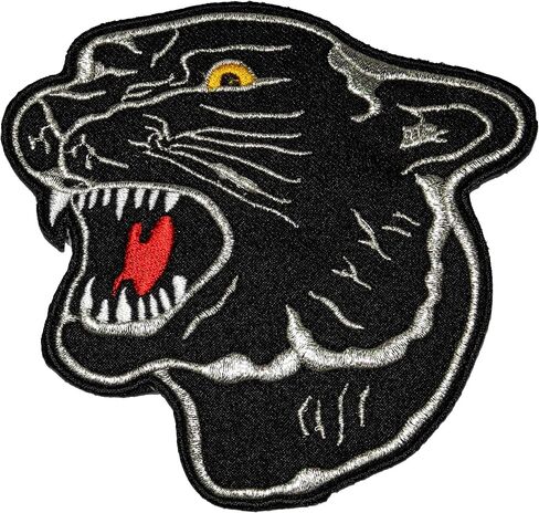 black panther Leopard Zoo Safari Animal Wildlife DIY Applique Embroidered Sew Iron on Patch PT-01 in Saudi Arabia