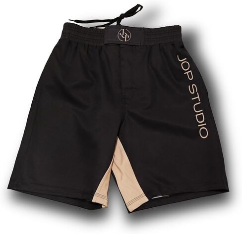 Jiu Jitsu BJJ, IBJJF Approved Fight Shorts, MMA, No Gi, Grappling, Jiu Jitsu Shorts (US, Alpha, Large, Regular, Regular, Black) in Saudi Arabia