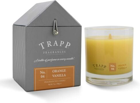 Trapp Signature Home Collection No. 4 Orange Vanilla Poured Scented Candle, 7 Ounce in Saudi Arabia