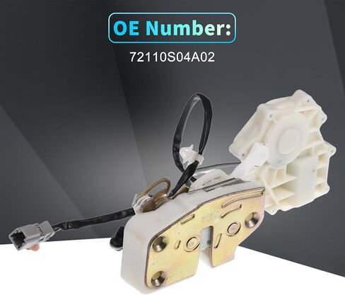 X AUTOHAUX Replacement Front Right Driver Side Power Door Lock Actuator Motor with Cable for Honda Civic 1996-2000 Door Latch Actuator Assembly Replace No.72110S04A02 Beige in Saudi Arabia