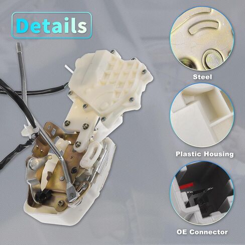 X AUTOHAUX Replacement Front Right Driver Side Power Door Lock Actuator Motor with Cable for Honda Civic 1996-2000 Door Latch Actuator Assembly Replace No.72110S04A02 Beige in Saudi Arabia