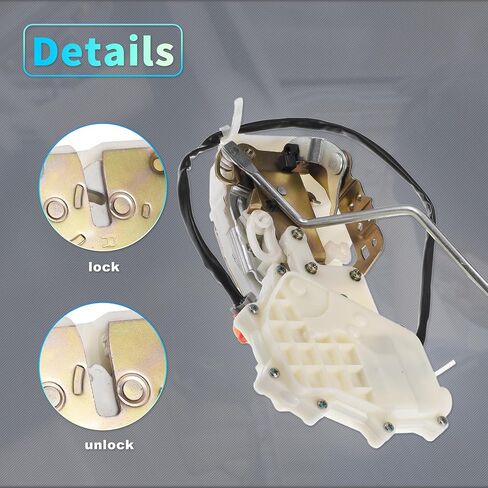 X AUTOHAUX Replacement Front Right Driver Side Power Door Lock Actuator Motor with Cable for Honda Civic 1996-2000 Door Latch Actuator Assembly Replace No.72110S04A02 Beige in Saudi Arabia