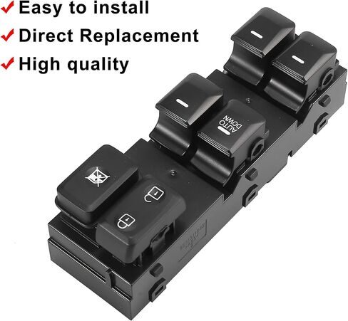 X AUTOHAUX Front Master Driver Side Power Window Switch 93570-3W000 Replacement for Kia Sportage 2014 2015 2016 in Saudi Arabia