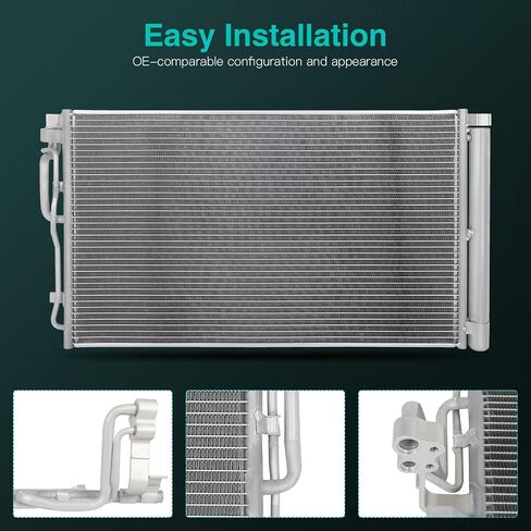 SCITOO 30030 Condenser Compatible for 2017-2020 for Hyundai for Elantra 1.4L 2017-2019 for Hyundai for Elantra 1.6L 2017-2020 for Hyundai for Elantra 2.0L in Saudi Arabia