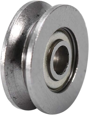20pcs V Groove Bearings, V623ZZ V Groove Guide Pulley Bearing, 3x12x4mm Miniature Carbon Steel Guide Pulley Bearing Guide Pulley for Rail Track Linear Motion System in Saudi Arabia