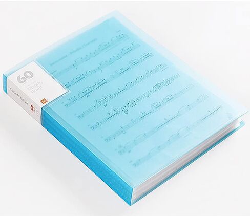 5 Pack A4 Plastic Presentation Book Clear Pockets Art Plastic Sleeves Protectors Translucent Cover 60 Pocket Document Binders, Portfolio Folder File Folder, A4 Display Book for School, Office in Kuwait