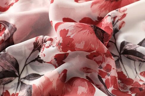 olrain Women Casual Lightweight Floral Printed Open Front Kimono Soft 3/4 Sleeve Cardigan in Saudi Arabia