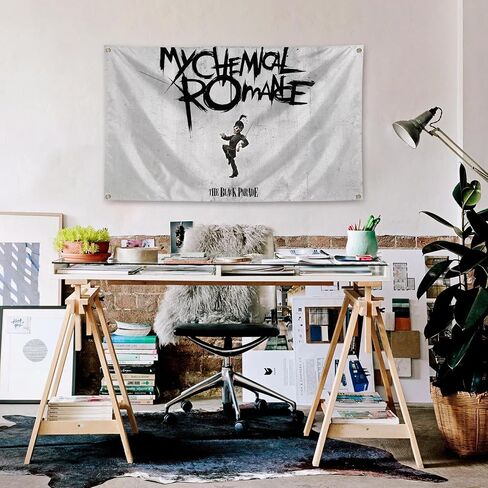 Generic The Black Music Romance Alternative Rock Music Tapestries 3×5FT Union Bar Chamber Lounge in Saudi Arabia