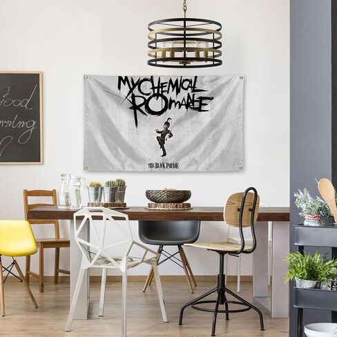Generic The Black Music Romance Alternative Rock Music Tapestries 3×5FT Union Bar Chamber Lounge in Saudi Arabia