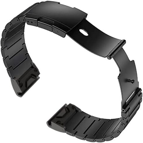 سوار من التيتانيوم للغارمين، حزام سوار معدني مع موصل سريع التحرير، مشبك سلحفاة، للساعة الذكية Garmin Fenix in Kuwait