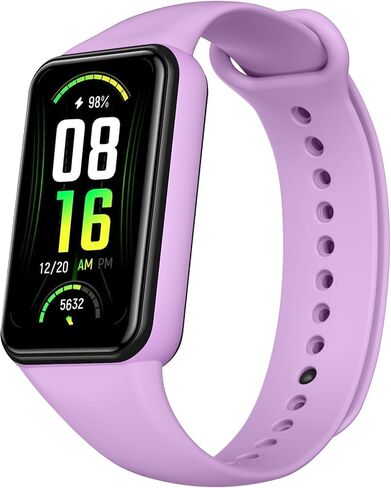 حزام بديل Tobfit متوافق مع Amazfit Band 7، حزام معصم رياضي من السيليكون الناعم قابل للتعديل للنساء والرجال متوافق مع Amazfit Band 7 Fitness Traker Smart Watch in Saudi Arabia