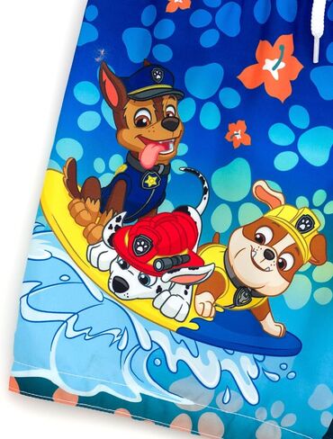 مجموعة ملابس Paw Patrol UPF 50+ للحماية من الطفح الجلدي وسروال السباحة، مقاسات الأطفال الصغار (2T - 4T) in Saudi Arabia