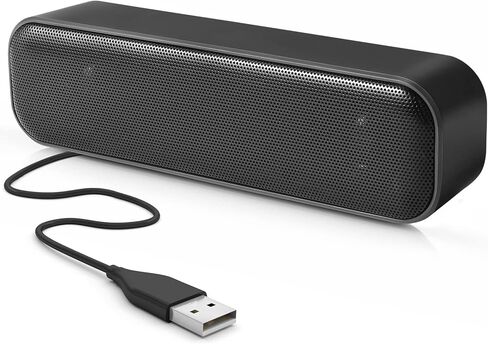 مكبرات صوت الكمبيوتر، مكبرات صوت الكمبيوتر، مكبرات صوت USB سلكية، مكبرات صوت محمولة صغيرة للكمبيوتر المحمول، مكبرات صوت سطح المكتب، مكبر صوت للكمبيوتر الشخصي - التوصيل والتشغيل in Kuwait