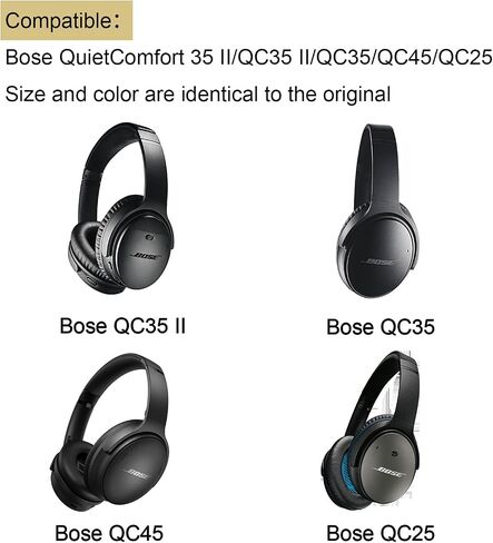 QC35 Metal Hinge Swivel - Replacement Parts for Bose QuietComfort 35 II, QC35 II, QC35, QC45, and QC25 Headphones(Black) in Saudi Arabia