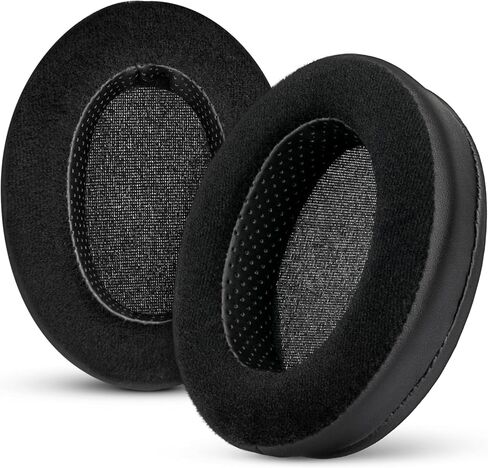 وسائد أذن سميكة هجينة لسماعات Sennheiser HD600، HD650، HD660S، HD525، HD535، HD545، وMassdrop HD58X، HD6XX - رغوة الذاكرة مع مادة هجينة من جلد البولي يوريثان in Saudi Arabia
