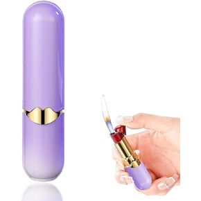 Cute Lipstick Lighter, Butane Lighter, Funny Lighters, Pink Lighter, Cool Lighter, Unique Lighters, Refillable Adjustable Jet Flame Lighters, Nice Gift for Girls, Ms, Girlfriend (Pink)
