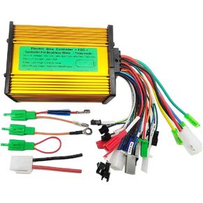 36V 48V 60V 72V 350W 500W 600W 20A-25A Brushless Controller for Electric Bike E-Scooter