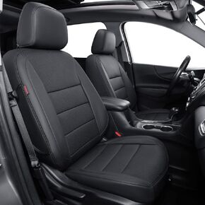 coverdream Custom Seat Covers for Chevy Traverse L,LS,LTZ 2014 2015 2016 2017,Three Row,Second Row 40/60 Split,Full Coverage Seat Protector,Polyester (Black,Full Set)
