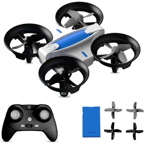 SKYKING Mini Drone for Kids and Beginners Quadcopter, Portable Indoor Kids Drone with Auto Hover, RC Drone with Altitude Hold and Headless Mode, Small Helicopter with 3D Flip, Propeller Full Protect, and User-Friendly Controls, Great Birthday Christmas Gi