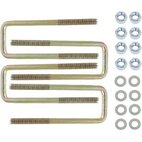 Square U-Bolts 2.5" Wide Leaf Springs 8.75" Long for 1988-1998 Chevrolet GMC C1500 1999-2019 Silverado Sierra 1500