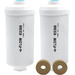Fluoride Water Filter, Replacement for Berkey® PF-2® Elements, Berkey® Gravity Filtration System, including Big, Travel, Royal, Imperial and Crown Series, Natural filter material, Pack of 2