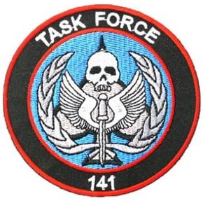 Task Force 141 Embroidery Patch Badges Backpack Outdoor Vest DIY Armband Military Applique Emblem Embroidered Badge Tactical Clothes Patches