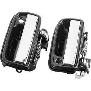 2PCS Door Handle fits for 1995 1996 1997 1998 1999 2000 2001 2002 2003 2004 Toyota Tacoma 2004-2012 Toyota Hilux Outside Front Left Driver & Right Passenger Door Handles OE# 769MX 768MX