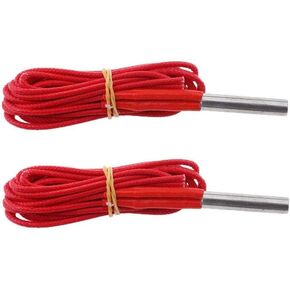 2pcs 24V 40W 630mm Single End Cartridge Heater Heating Tube 1m for 3D Printer