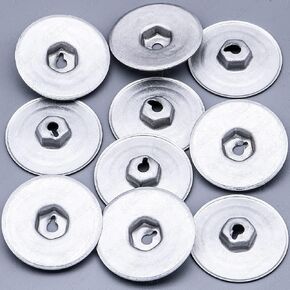 Rexka 10pcs Body Flanged Hex Nut 07146949380 for BMW & Mini Cooper 1984 - On